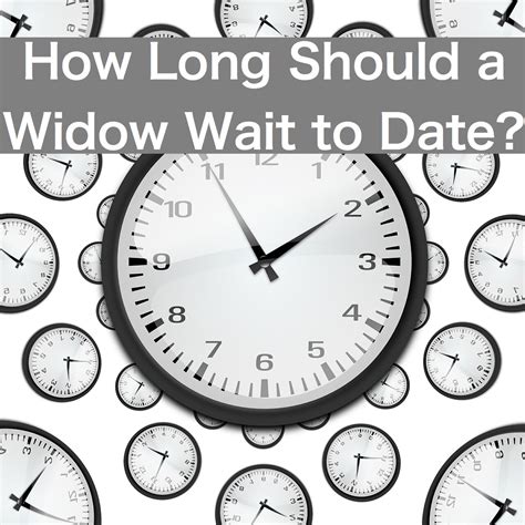 how long should a widower wait before dating again